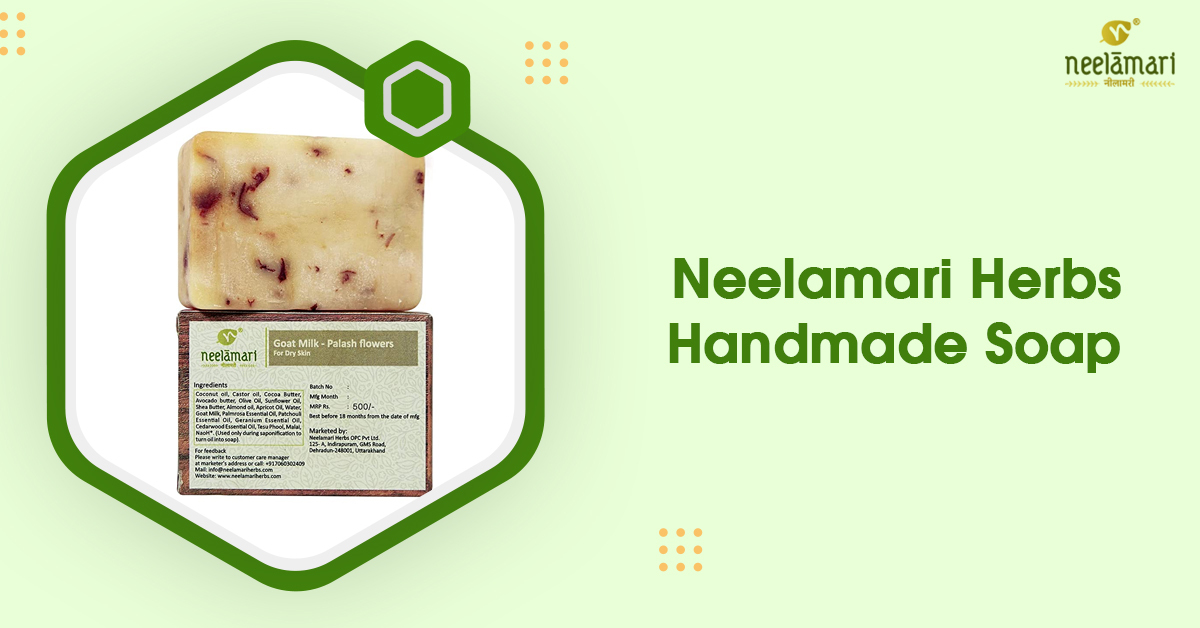 Neelamari Herbs Handmade Soap: How goat milk and Palash flowers can be  excellent for your skin